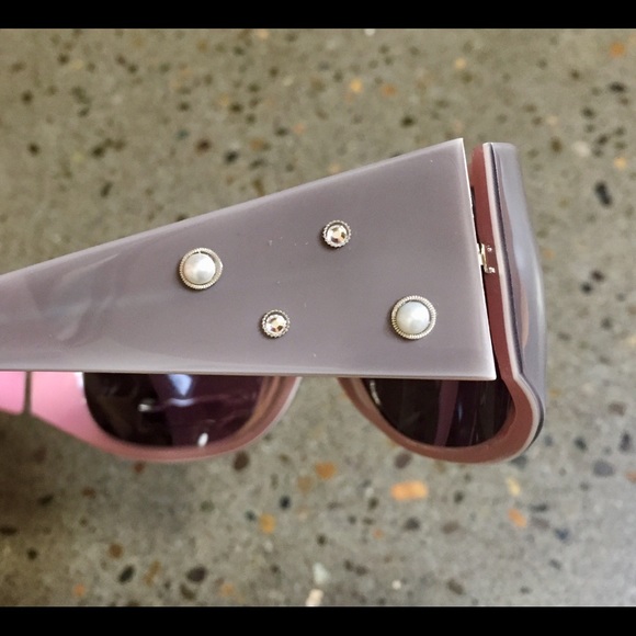 European Designer Wrap Blush Pink Sunglasses - Picture 9 of 10